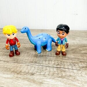 Dino Ranch Jon Miguel and Brontosaurus Blitz Action Figure Set Disney Junior